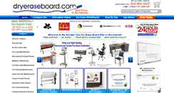 Desktop Screenshot of dryeraseboard.com